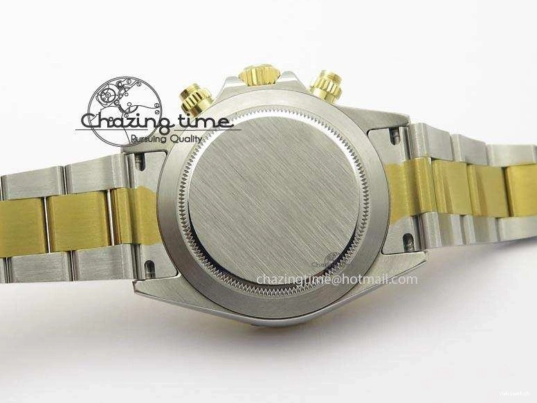 YG Bracelet Dial On Edition JF Daytona A7750 YG Best SS SS 116523 White 0106